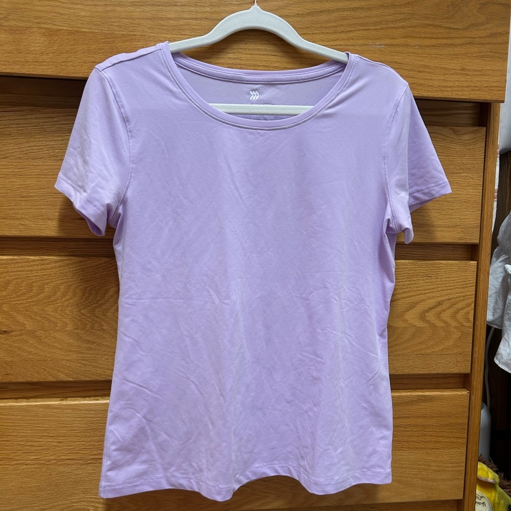 Dry fit light purple top